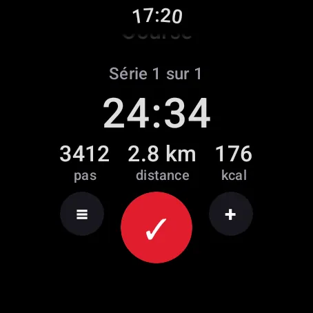 Suivi de course sur Wear OS